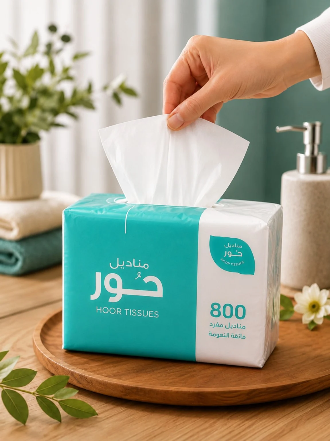 مناديل حور 800 استخدام منزلي